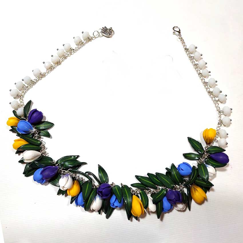 Floral symphony: Crocus Set Polymer Clay.