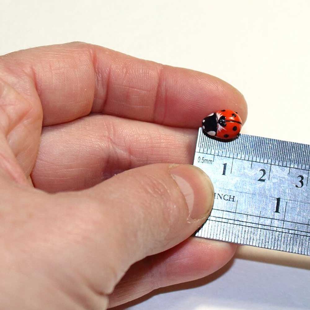 Happy Spot: Ladybug Brooch Polymer Clay.