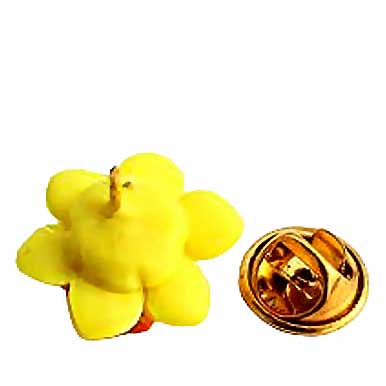 Spring's Promises: Daffodil Pin Polymer Clay.