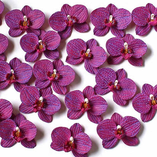 Velvet Dream: Orchid Beads Polymer Clay.