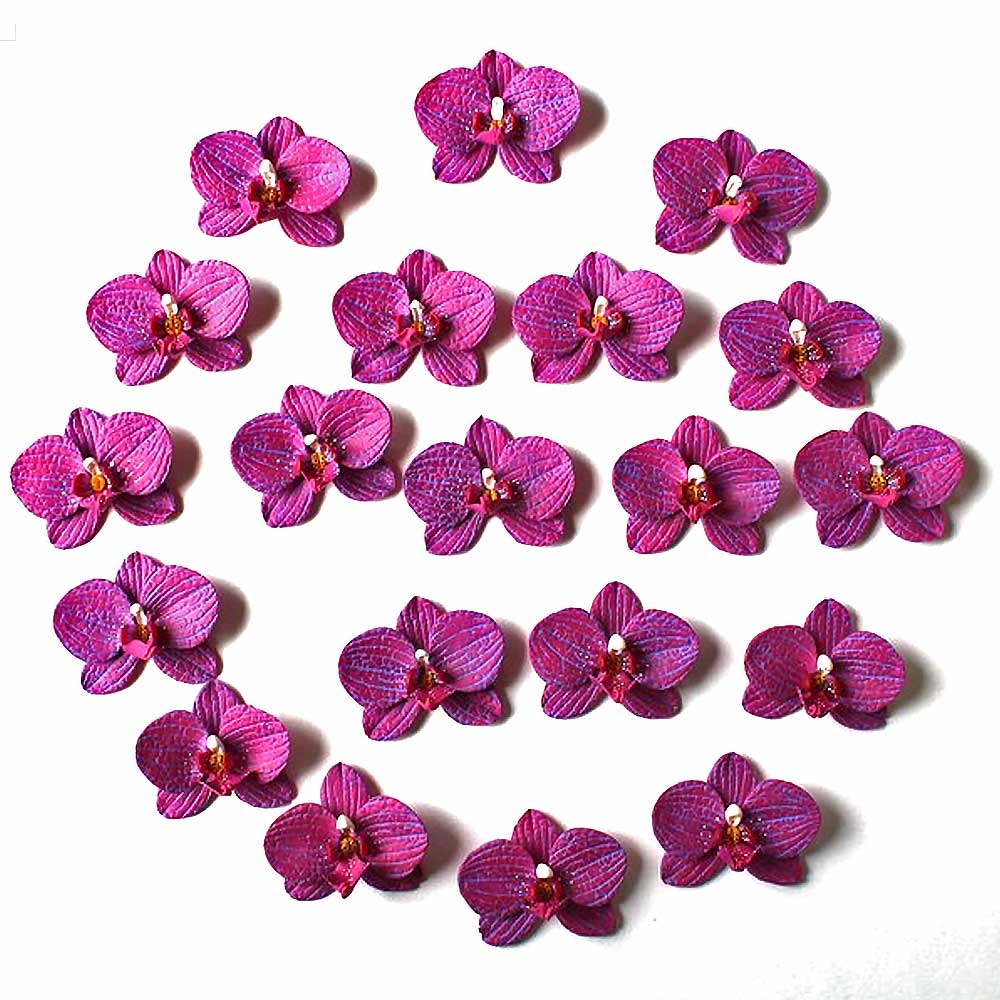 Velvet Dream: Orchid Beads Polymer Clay.