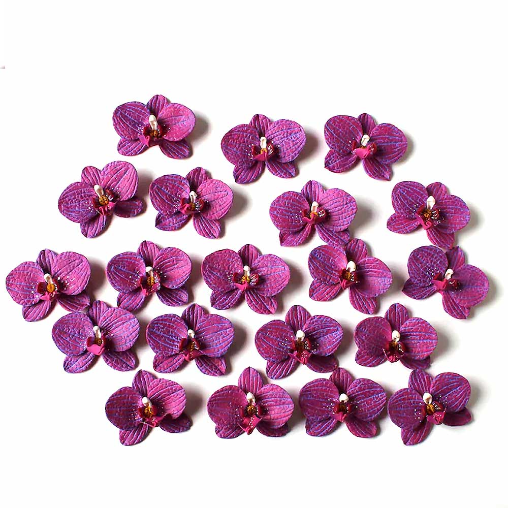 Velvet Dream: Orchid Beads Polymer Clay.