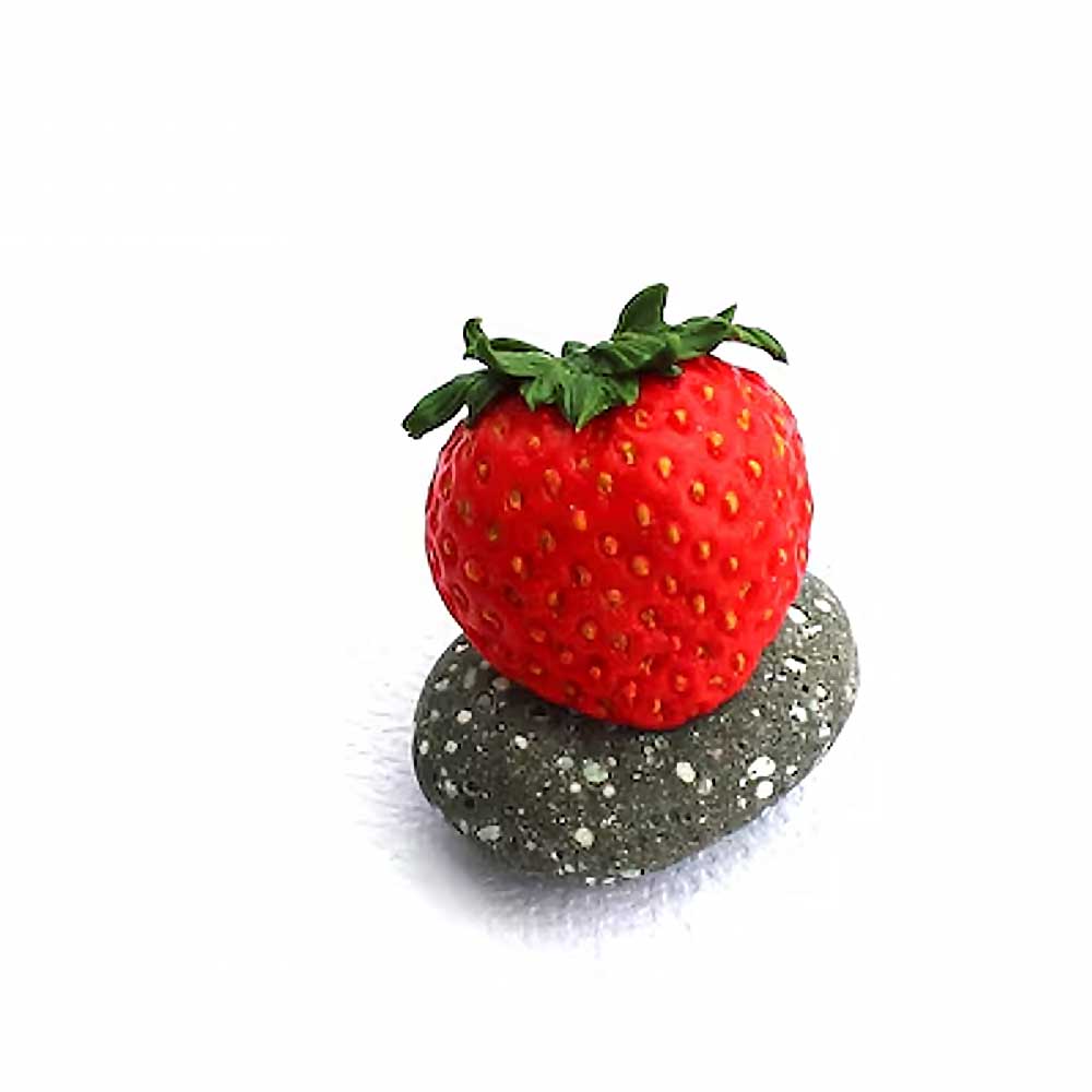 Berry temptation: Strawberry Ring Polymer Clay.