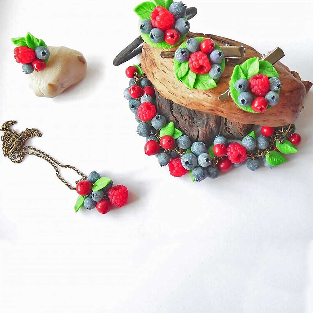 Bright Mood: Berry Set Polymer Clay.