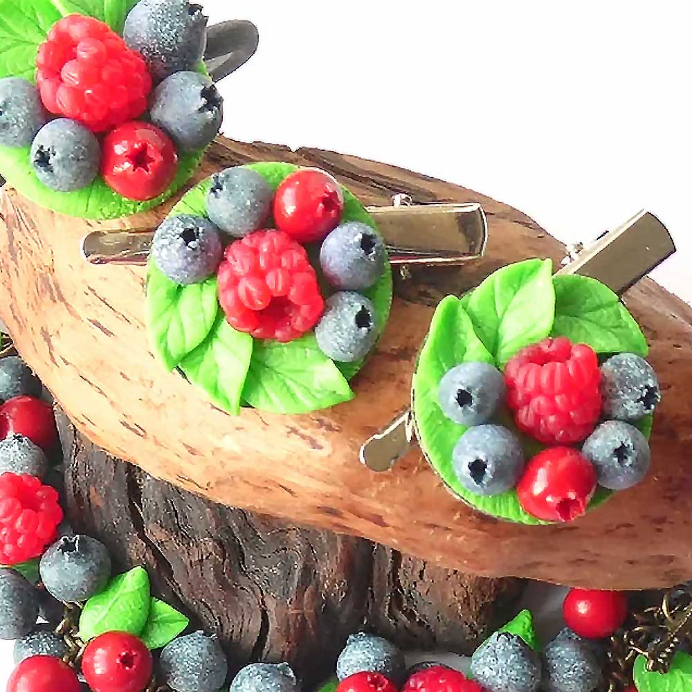 Bright Mood: Berry Set Polymer Clay.