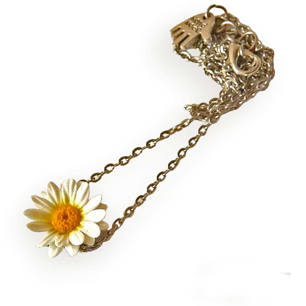 Floral Embrace: Daisy Choker Polymer Clay.