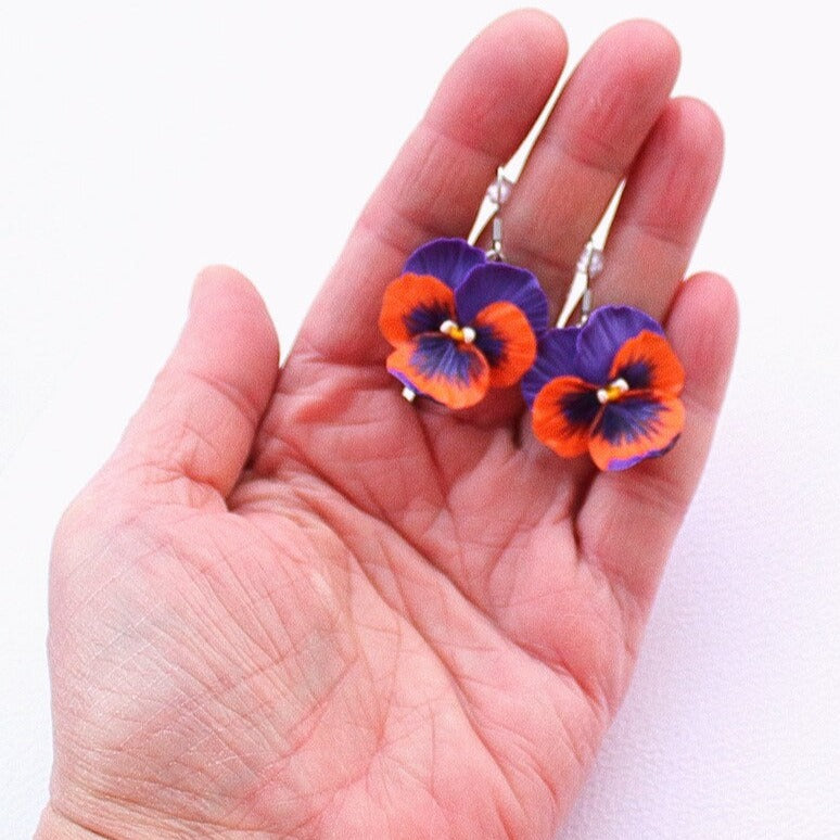 Kaleidoscope Colors: Pansy Set Polymer Clay.