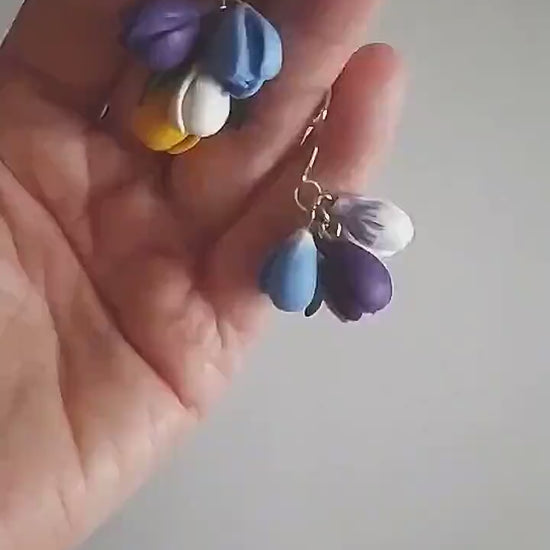 Floral symphony: Crocus Set Polymer Clay.