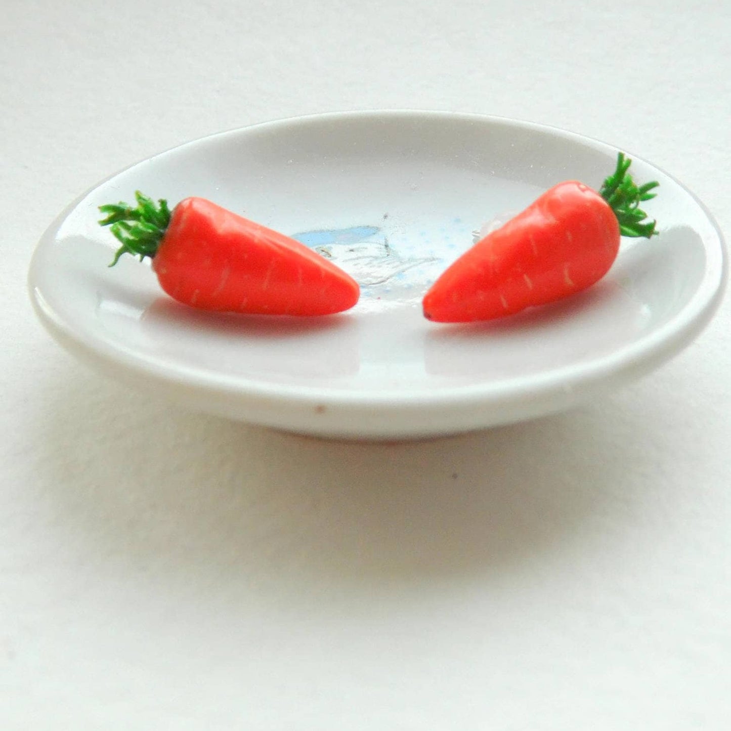 Sweet Vitamins: Carrot Earrings Polymer Clay.