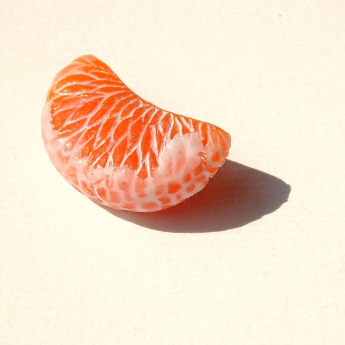 Mini Delight: Mandarin Brooch Polymer Clay.