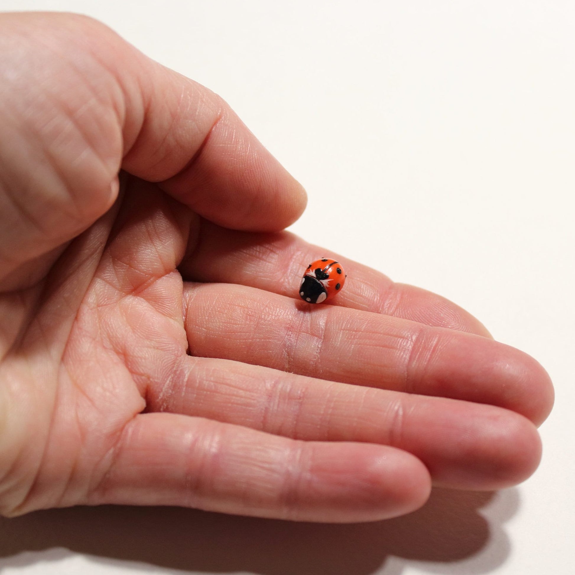 Happy Spot: Ladybug Brooch Polymer Clay.