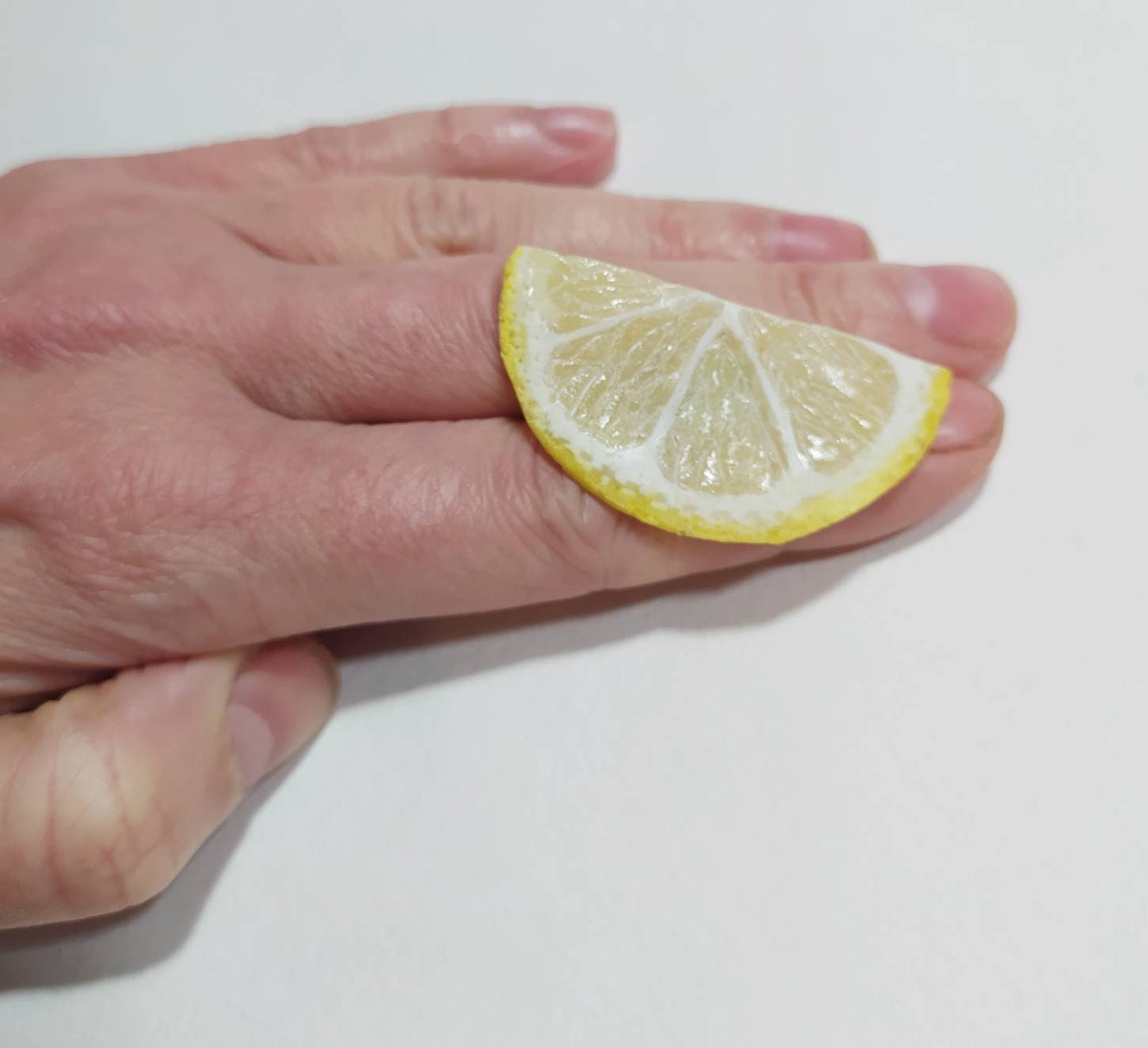 Slice of Summer : Lemon Ring Polymer Clay