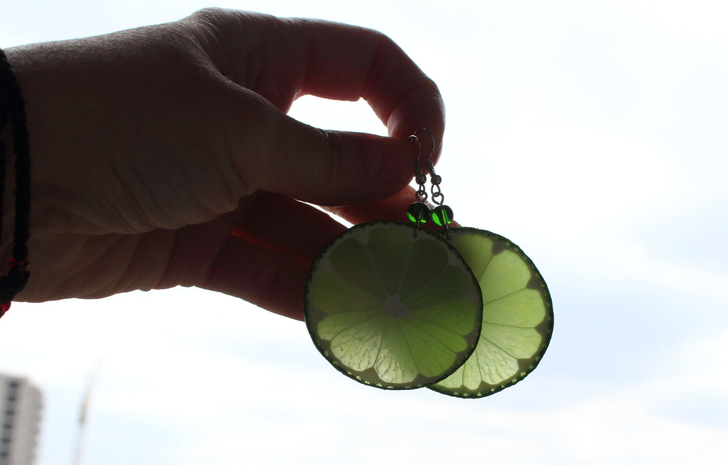 Fruity Fun: Lime Earrings Polymer Clay.