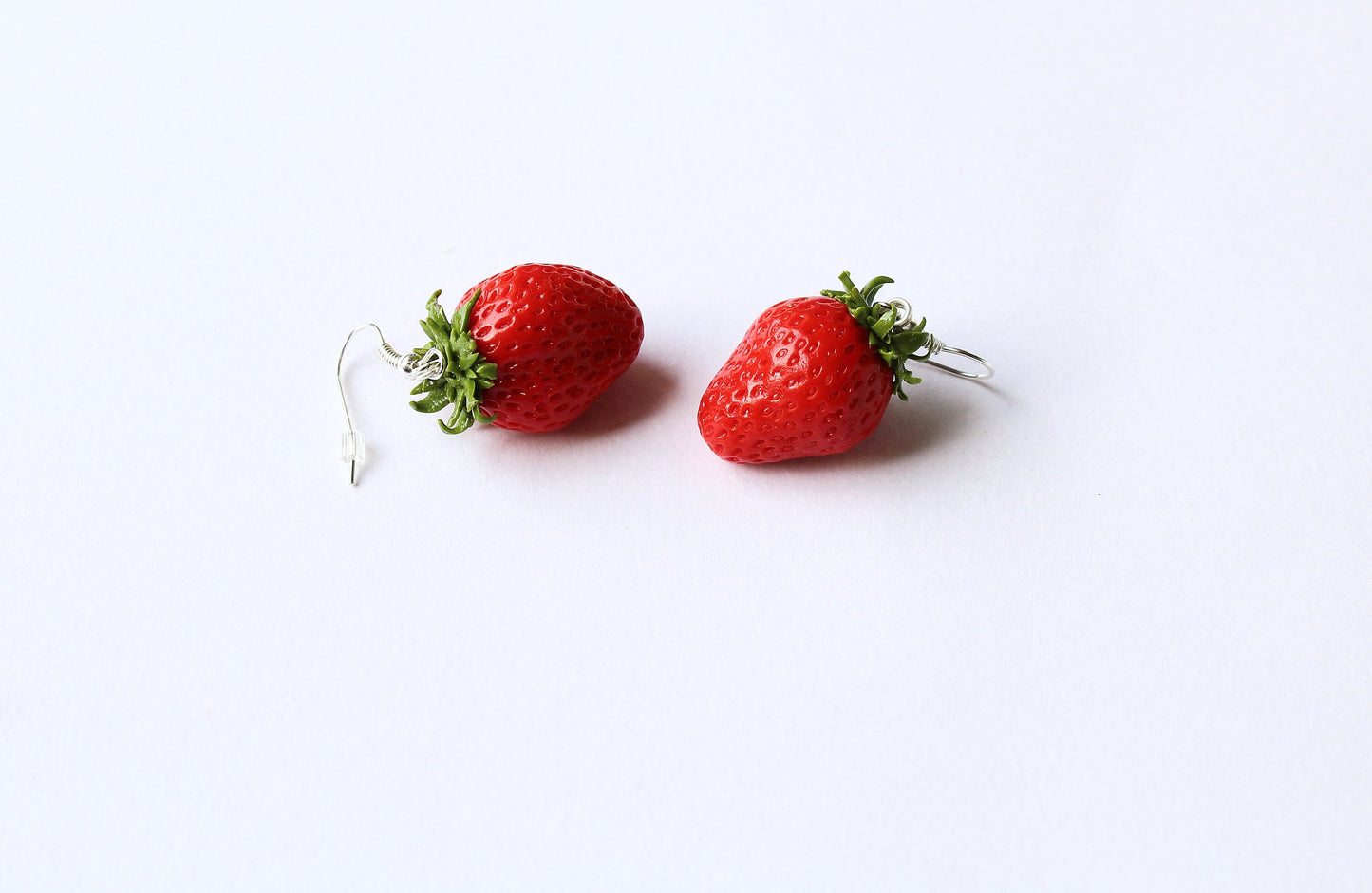 Strawberry Polymer Clay Earrings Summer Delight